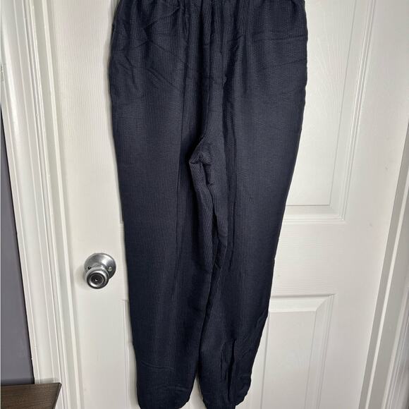 Jay Godfrey Navy Blue Pull On Jogger Pants With Pockets Size 2 - Picture 5 of 6